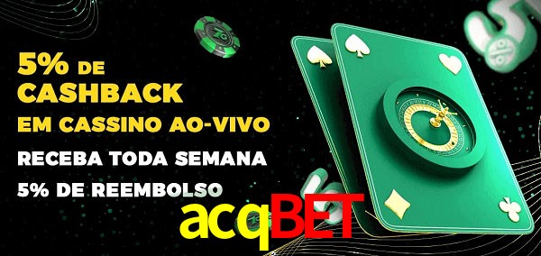 Promoções do cassino ao Vivo acqbet